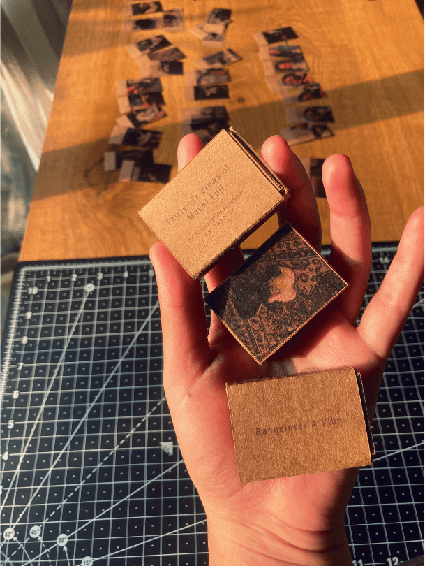 memory matchbox stencil sheet